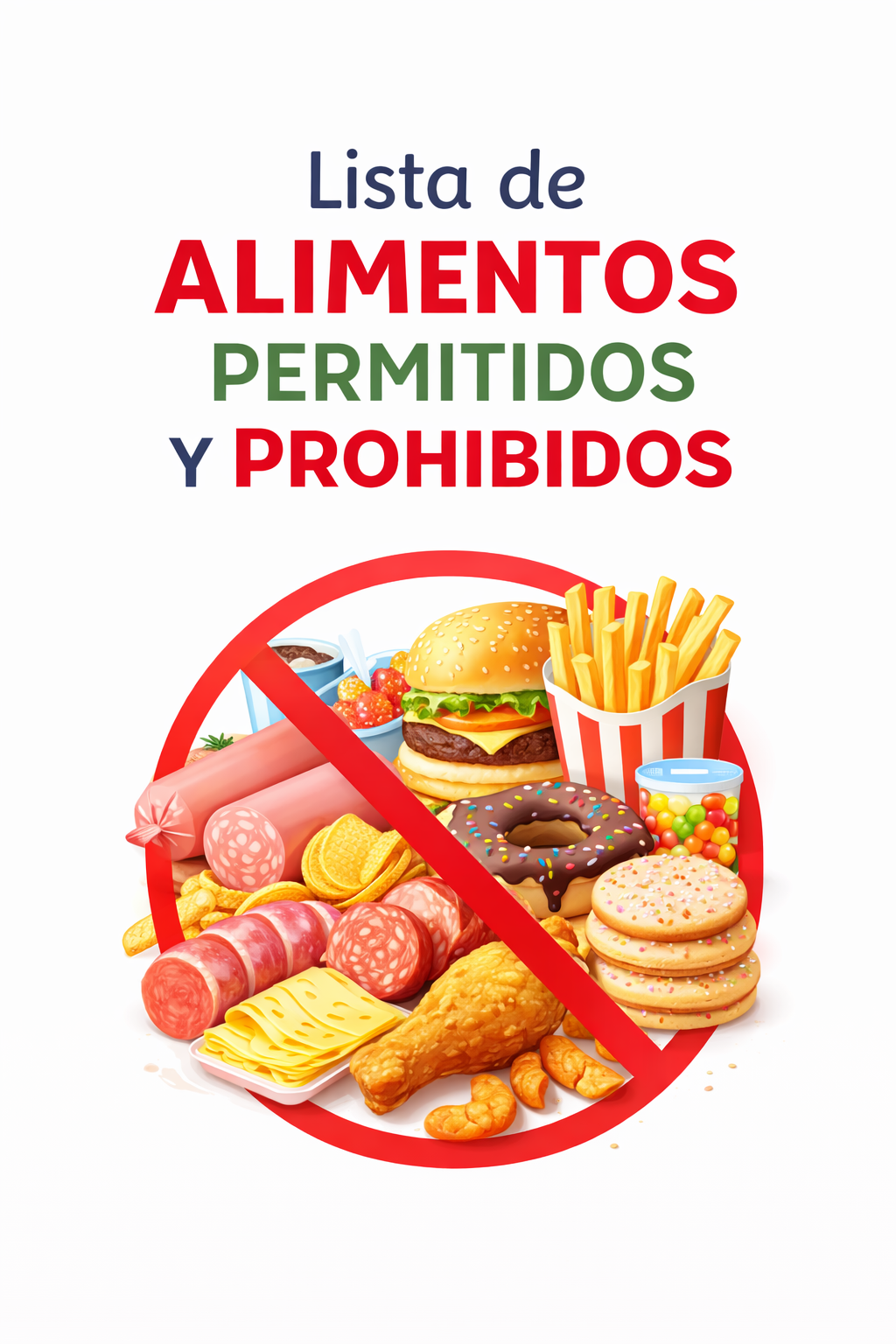 Lista de Alimentos Permitidos y Prohibidos