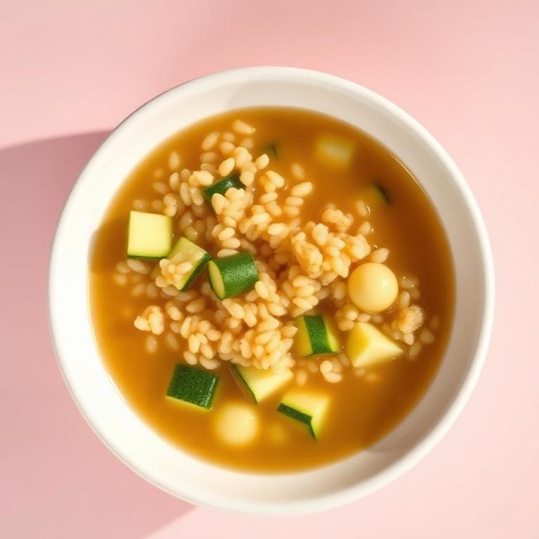 Cuscús con Caldo y Calabacín